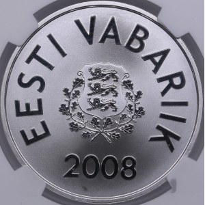 Estonia 10 krooni 2008 - Olympics - NGC PF 69