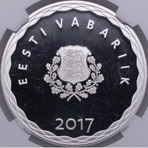 Estonia 5 euro 2017 - NGC PF 69 ULTRA CAMEO