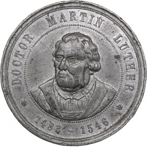 Latvia medal On the 400th birthday of Martin Luther. 1883