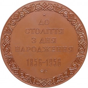 Russia - USSR medal 100th Anniversary of the birth of I.Y. Franko, 1956