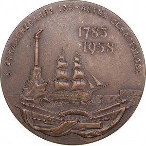 Russia - USSR medal 175 years since the founding of Sevastopol, 1958