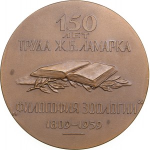 Russia - USSR medal 150 years since the publication of the work of J.B. Lamarck, 1960
