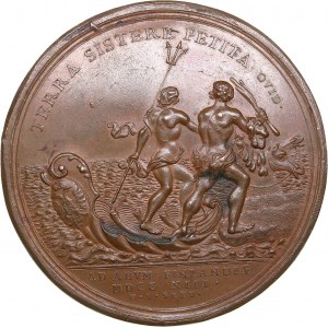 Russia medal In memory of the landing of Russian troops in the city of Abo, August 28, 1713