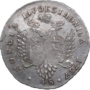 Russia, Livonia & Estonia 48 kopecks 1757