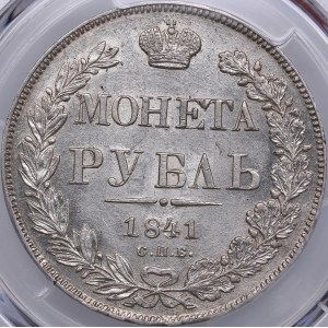 Russia Rouble 1841/3 СПБ-НГ - PCGS MS61 Gold Shield