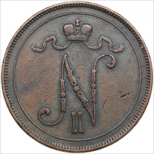 Russia, Finland 10 pennia 1898