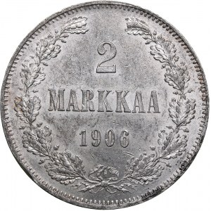 Russia, Finland 2 markkaa 1906 L