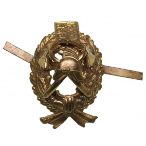 Estonia Firefighting hat badge before 1940