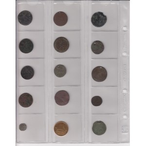 Coin lots: Estonia 1 kroon 1990, Sweden, Germany, Russia, Dorpat (15)