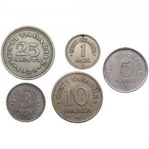 Lot of coins: Estonia (5)