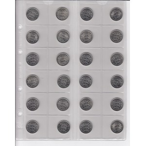 Coin lots: Estonia 1 kroon 1993, 1995 (24)