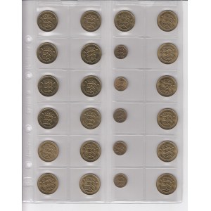Coin lots: Estonia 10 senti 1994; 5 krooni 1993, 1994 (24)