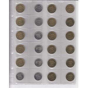 Coin Lots: Estonia 1 kroon 1993, 1995; 5 krooni 1993 (24)