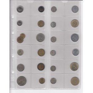 Coin lots: Netherlands, Bulgaria, Hong Kong, Germany, Sweden - Riga, Yugoslavia, Korea (25)