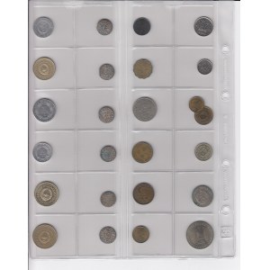 Coin lots: Netherlands, Bulgaria, Hong Kong, Germany, Sweden - Riga, Yugoslavia, Korea (25)