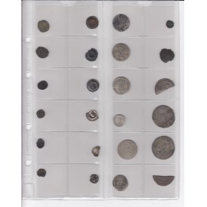 Coin Lots: Livonia - Riga, European Bracteats, Sweden, Poland, Islamic, Hungary, Sasanian (24)