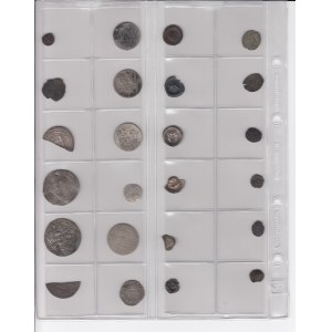 Coin Lots: Livonia - Riga, European Bracteats, Sweden, Poland, Islamic, Hungary, Sasanian (24)