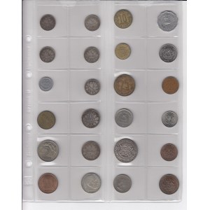Coin lots: Germany, Poland, Estonia, Nigeria, India, Cameroon (24)