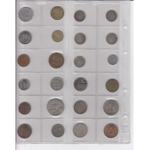 Coin lots: Germany, Poland, Estonia, Nigeria, India, Cameroon (24)