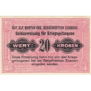 Austria 20 kroner soviet war prisoners money