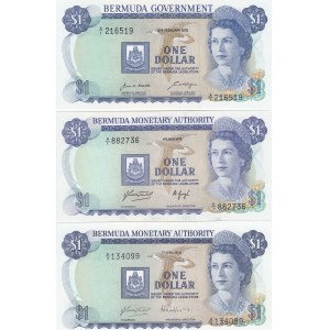 Bermuda 1 dollar 1970, 1975, 1978