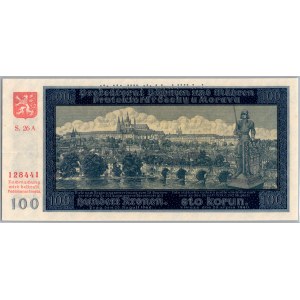 Bohemia & Moravia 100 Korun 1944 Specimen