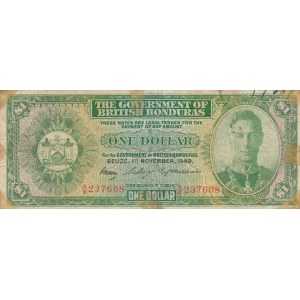 British Honduras 1 dollar 1949