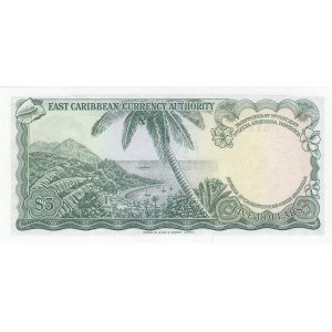 East Caribbean States 5 dollars 1965