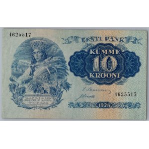 Estonia 10 krooni 1928