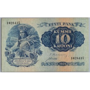 Estonia 10 krooni 1928
