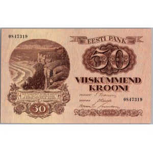 Estonia 50 krooni 1929 Pair