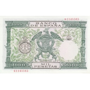 Spain 1000 pesetas 1957