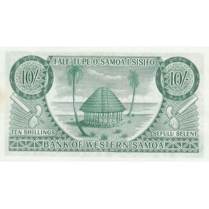 Western Samoa 10 shillings 1963