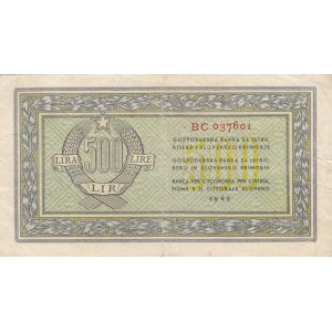 Yugoslavia, Fiume 500 lire 1945