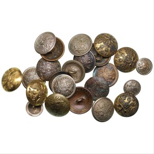 Russia military or clerk buttons before 1917 (24)