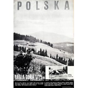 Buczek W. - Plakat turystyczny Babia Góra 1725m - ok. 1961r