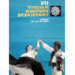 Herma J. - Plakat - VII Tydzień Kulrury Beskidzkiej Wisła 1970