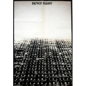 Bratkowska M. - Plakat - Never More - 1984r