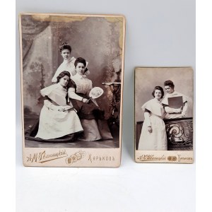 Para fotografii - szkoła żeńska Charków - Ukraina 1901r