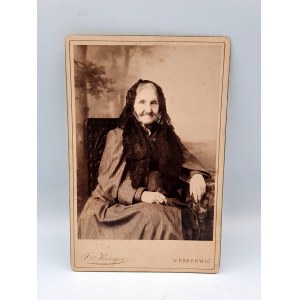 Ignacy Krieger - fotografia staruszki ok [1880]