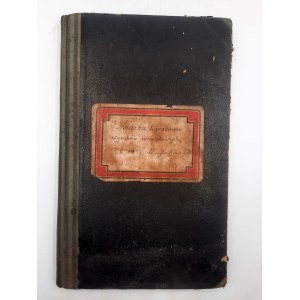 Rękopis KSIĘGA TOWAROWA - BUJAKÓW, DWÓR CZECZÓW 1937r