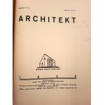 Architekt - Międzynarodowa Wystawa architektury w Warszawie- rok 1926, zeszyt 5