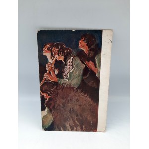 Pocztówka - Adoracja Pasterzy [Lwów 1923]