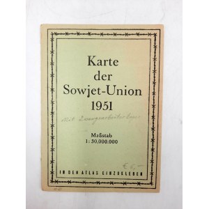 Mapa - Sowjet - Union - 1951 - lokalizacja i zasięg obozów pracy przymusowej