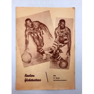 Broszura sportowa/ Program drużyny koszykówki Harlem Globetrotters [1955]