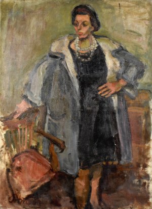 Zygmunt SCHRETER / SZRETER (1886-1977), Portret damy