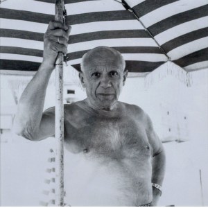 PABLO PICASSO (1881-1973), Photo of Pablo Picasso, photo by Andre Gomes, 1960
