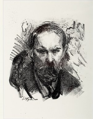 Leon WYCZÓŁKOWSKI (1852 - 1936), Portret Konstantego Laszczki, 1922