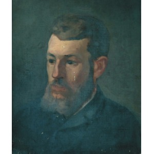 Stanisław Kamocki (1875 – 1944), Popiersie mężczyzny z brodą, ok. 1900