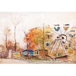Aneri Irena Weissowa (1888-1981), Wesołe miasteczko jesienią, ok. 1946